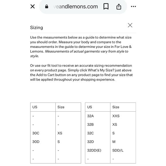 For Love & Lemons Bra Lingerie Skivvies Love You Knot Bralette - Picture 10 of 10